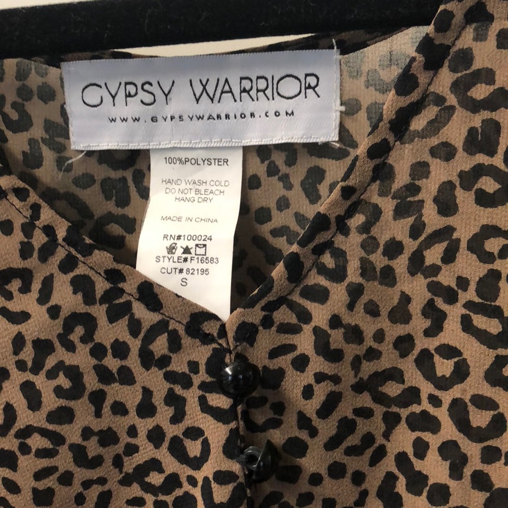 Leopard Print Blouse - image 2